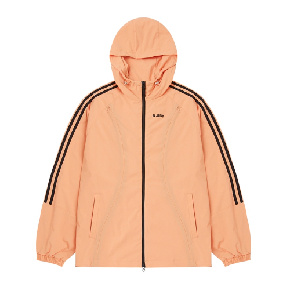 NERDY コンシールジップウィンドブレーカーライトオレンジ