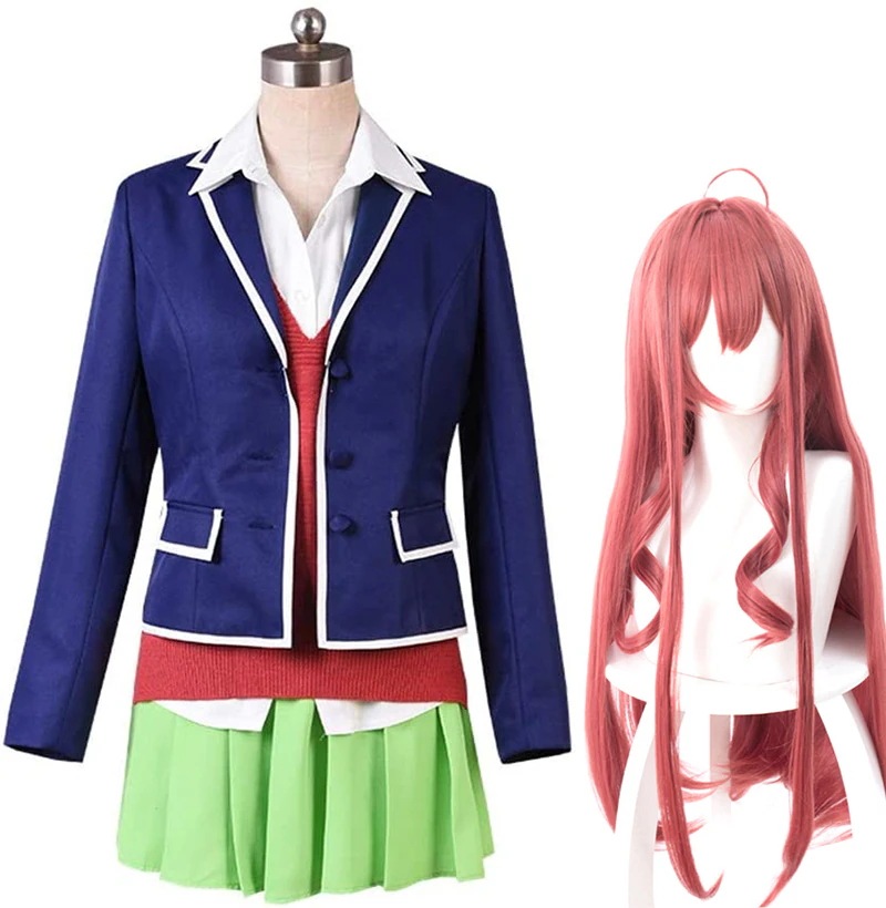五等分の花嫁 中野五月 コスプレ衣装 コスチューム イベント仮装 女子制服 ウィッグ追加可