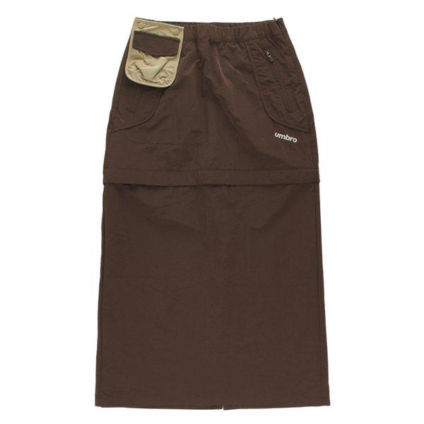 ウェイファインダー配色トランスフォームスカートUQ122CSK12-BRW0