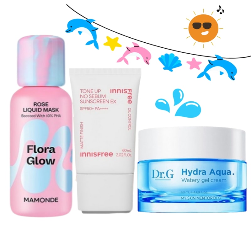 トーンアップサンスクリーンEX SPF50+ PA ++++ , 60ml + マモンドフローラグローローズリキッドマスク 80ml + ドクタージーハイドラアクアウォータリージェルクリーム 50ml 6,339円