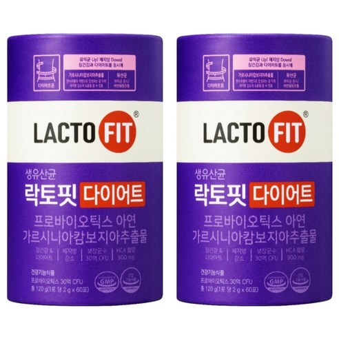 ラクトフィット 120本入り ラクトフィット ダイエット 2通(2ヶ月分) / LACTO FIT 鍾根堂健康 Diet Probiotics