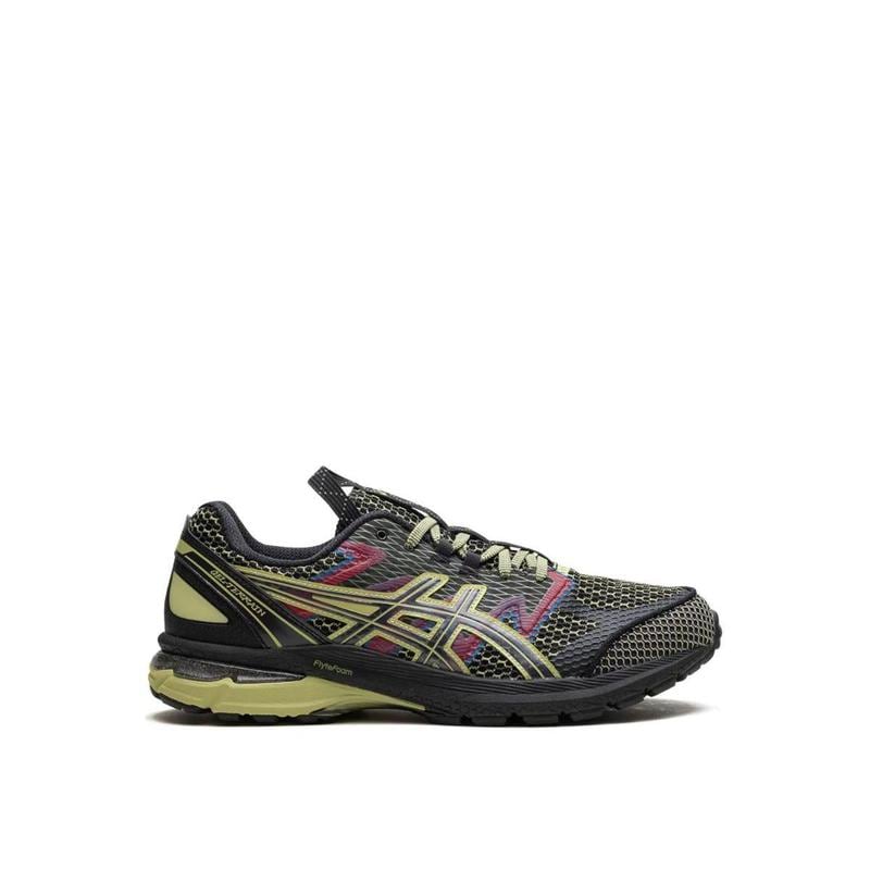 25 FW ジェル テレイン ブラック & ネオン ライム スニーカー 1203A394001 TP44384171