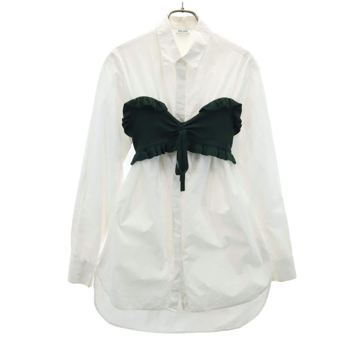 長袖 レイヤード シャツ ホワイト レディース 古着 5,746円