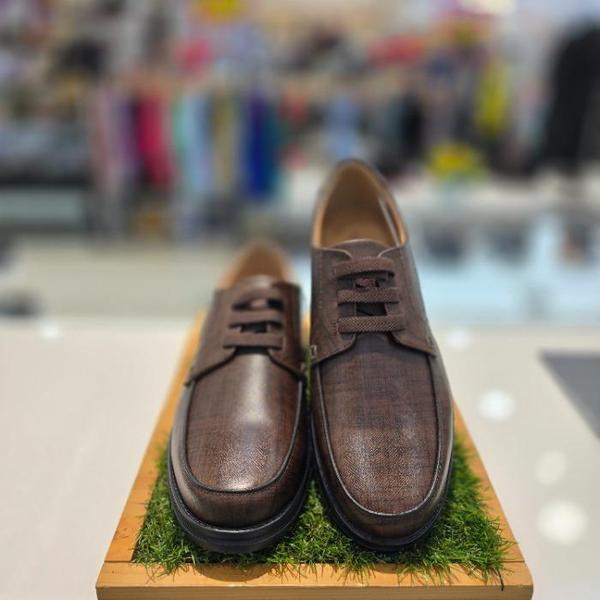 セーブゾーン04 男性コンフォートセミドレスサフィアーノ超軽量バンディングスニーカーA ブラウン (S41935952)