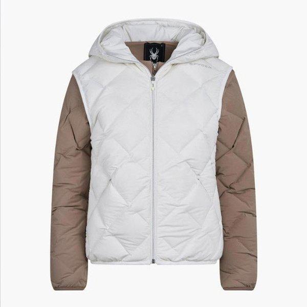 パディング PQF SPJWCNDJ352W-OWH ウーマンズ 2IN1 ダウンジャケット