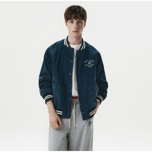 共用 Varsity Denim Jacket WHJEG2232U