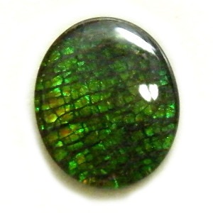 アンモライト トリプレットルース 約9x11mm 2.44ct 裸石 ルース アンモナイト //1点