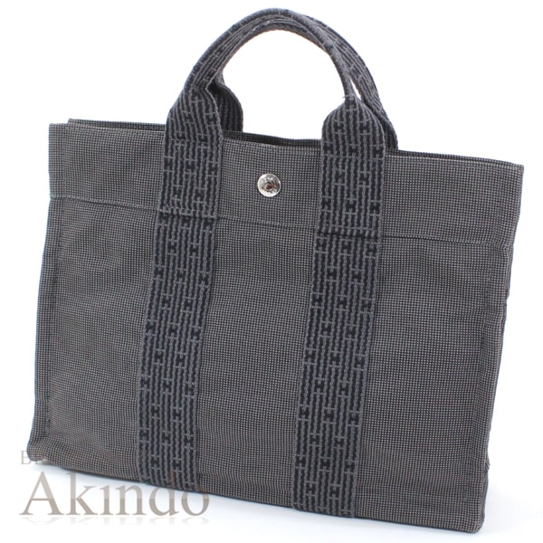 【未使用】エルメス バッグ エールライン トート PM トートバッグ ハンドバッグ グレー メンズ レディース ユニセックス 小型 スモール プレゼント HERMES 便利 万能 ブリーフ ビジネス