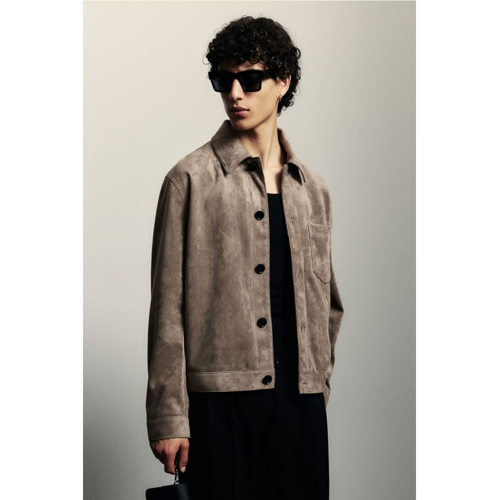 H&M スリムフィットジャケットグレー