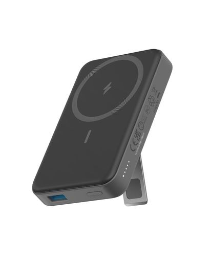 633 MAGNETIC BATTERY (MAGGO) (マグネット式ワイヤレス充電対応 10000MAH コンパクト モバイルバッテリー)【マグネット式/ワイヤレス出力(7.5W)/