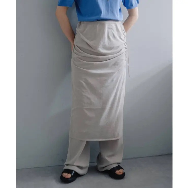【Pasterip】Smoothly summer knit skirt