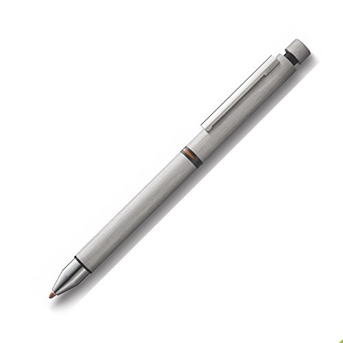 LAMY ラミー 多機能ペン トライペン マットステンレス シャープペンシル0.5mm L759 シャープペンシル 0.5mm ボールペン 油性 マーカー 正規輸入品 1×14.3