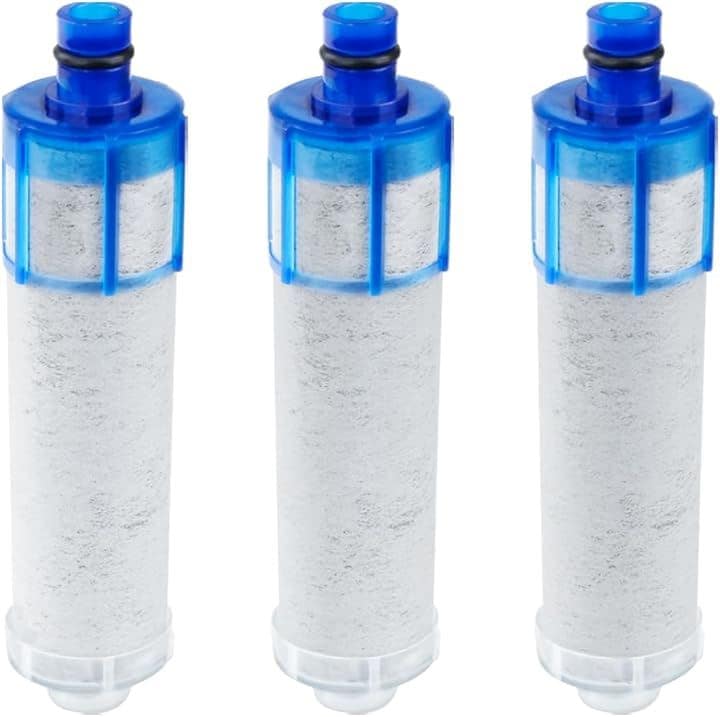浄水栓用互換カートリッジ JF-K22-C 交換用浄水カートリッジ 15+3物質 PFOS・PFOA 高塩素除去 取替用 高性能 内蔵形水栓用 交換用浄水フィルター 3本入り(3本入)