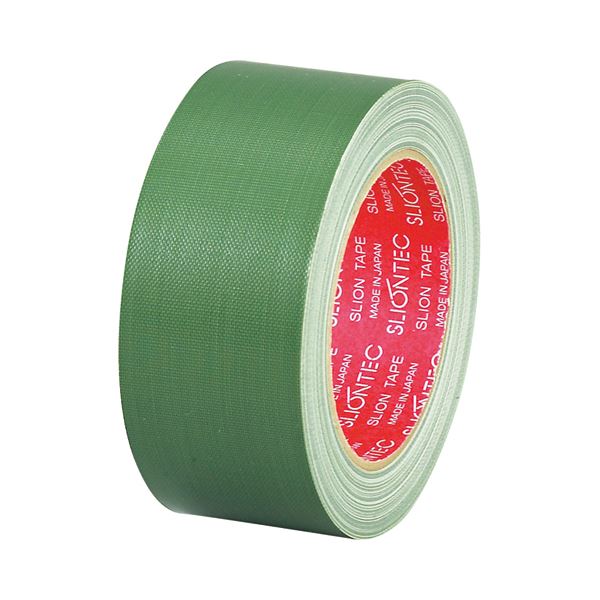 (まとめ) スリオンテック 布粘着テープ No.3390 50mm×25m 緑 No.3390-50GR 1巻 (×30セット)