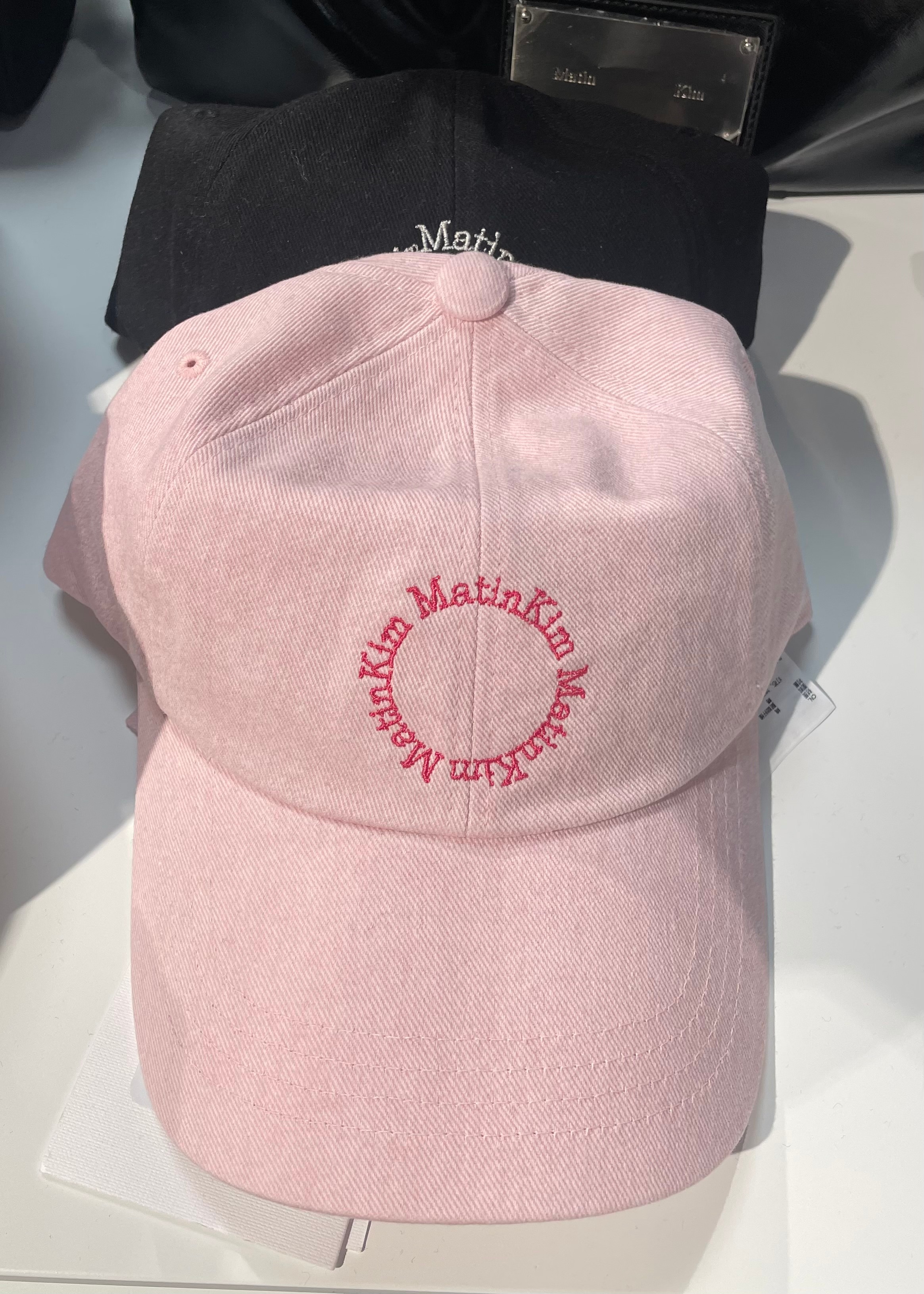 Matin) MACARON LOGO BALL CAP IN 5COLOR 5色のマカロンロゴボールキャップ