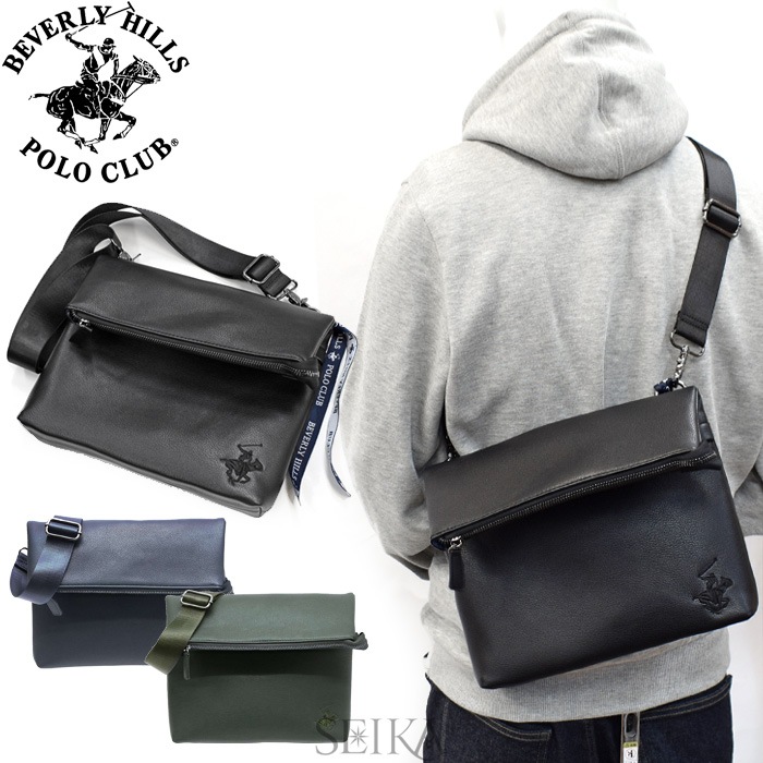 ビバリーヒルズポロクラブ ショルダーバッグ BH-M1003 BEVERLY HILLS POLO CLUB 斜め掛け メンズ レディース BHPC ポロ