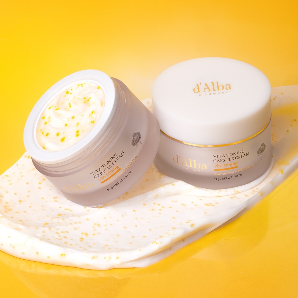 ホワイトトリュフ ビタ トーニング クリーム 55g+55g ダブル企画セット ビタミン ミルククリーム ツヤ肌 保湿 弾力 潤い スキンケア 韓国コスメ 敏感肌 メガ割 CAミスト