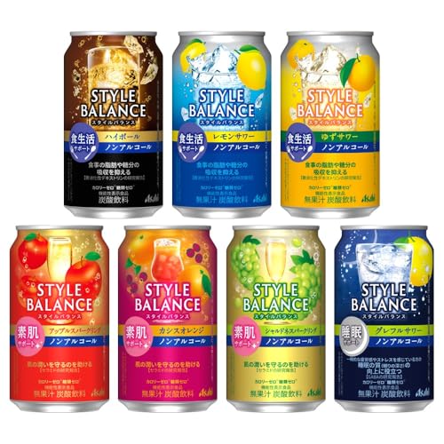 アサヒサワー7種飲み比べセット ノンアルコール 350ml×20本 缶 ボックス無し 4,512円