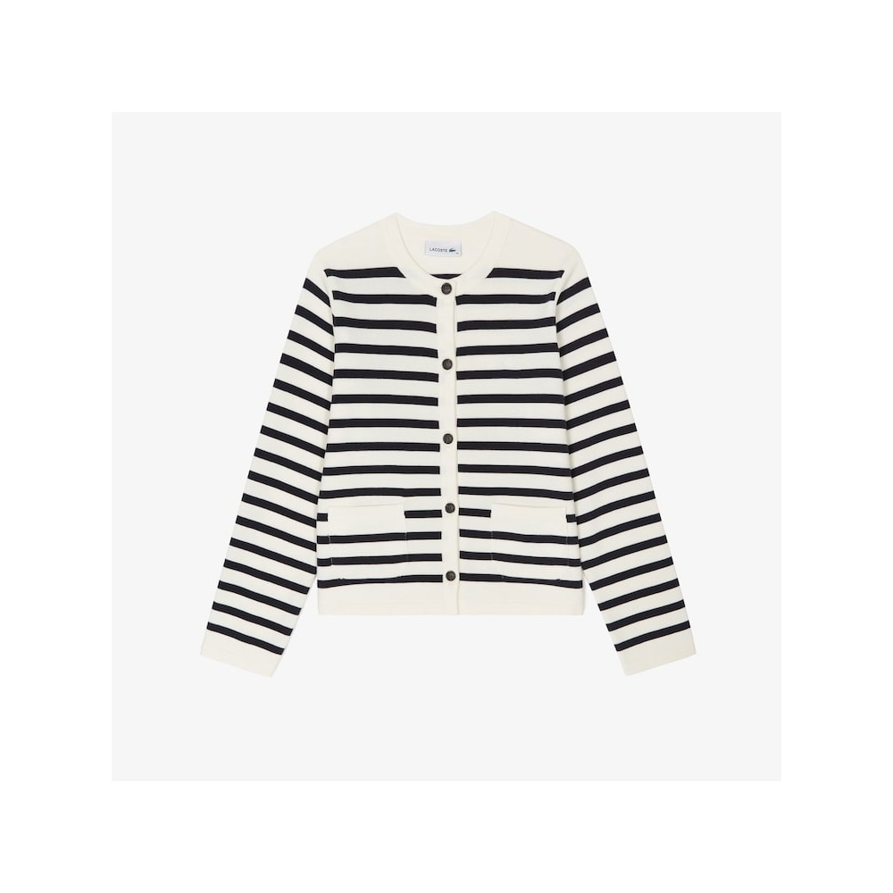 ラコステレディースジャケットカーディガン AF180E-55G 70V Q2NAF180E-55G70V