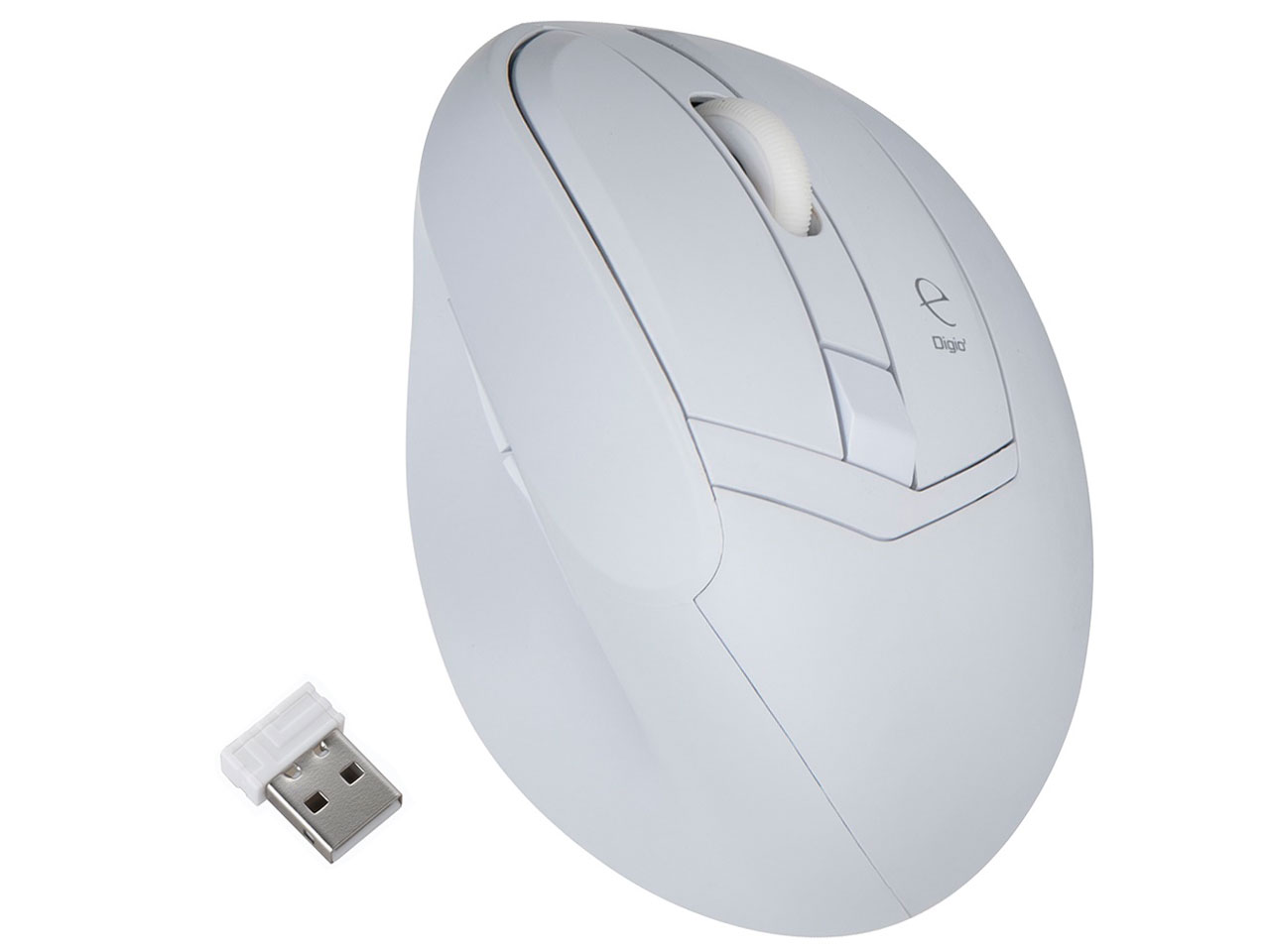 Digio2 MUS-RKF179NW [ホワイト] ワイヤレスマウス［BlueLED /無線(ワイヤレス) /5ボタン /USB］ 4,377円