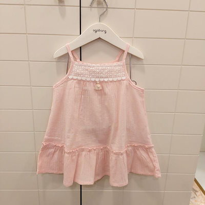 NC清州店 26年夏の新作 ヘレン ピンク ノースリーブ ワンピース 01T334063 ECJ 5,725円
