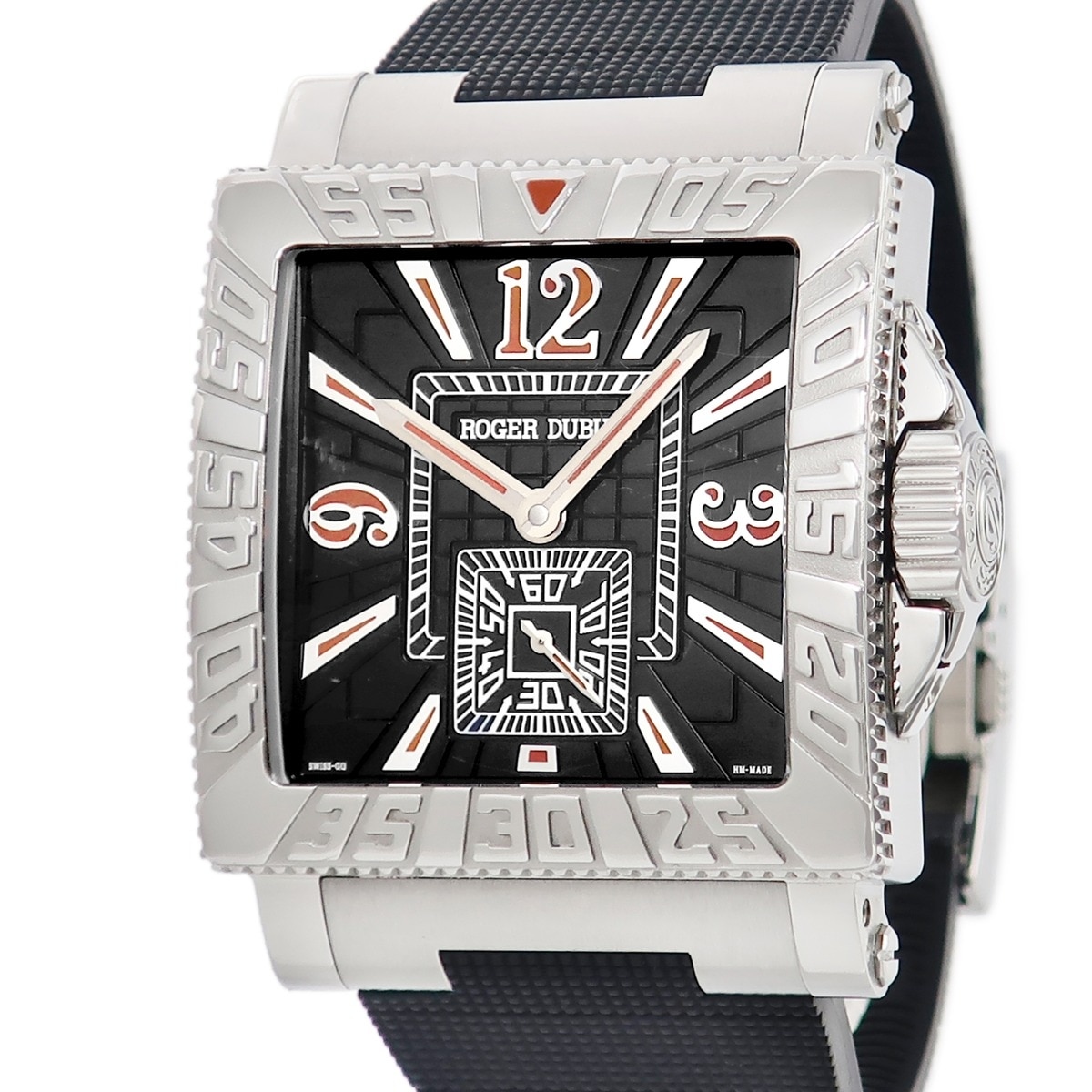 アクアマーレ GA41 14 9-K9.13C 自動巻き メンズ ブラック レッド バー アラビア バー 限定 3年保証