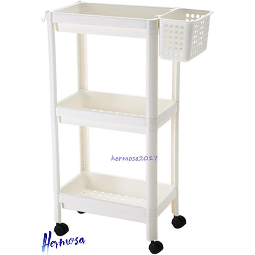 今日のイベント 新商品20%オフ キッチンワゴン ワゴン キャスター付きスリム 収納ワゴン カラー3 大容量 収納カート ペットボトル収納 洗面所 台所 トイレ 浴室 台所3枚購入で200円OFF