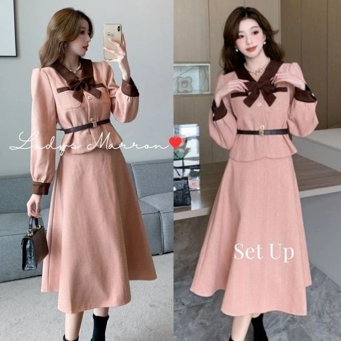 【即納】セットアップ 韓国 セレモニーセットアップ 卒業式セットアップ 入学式セットアップ セレモニースーツ 同窓会セットアップ ママ 母親 ジャケット ロングスカート 入園式 卒園式 ママスーツ 服