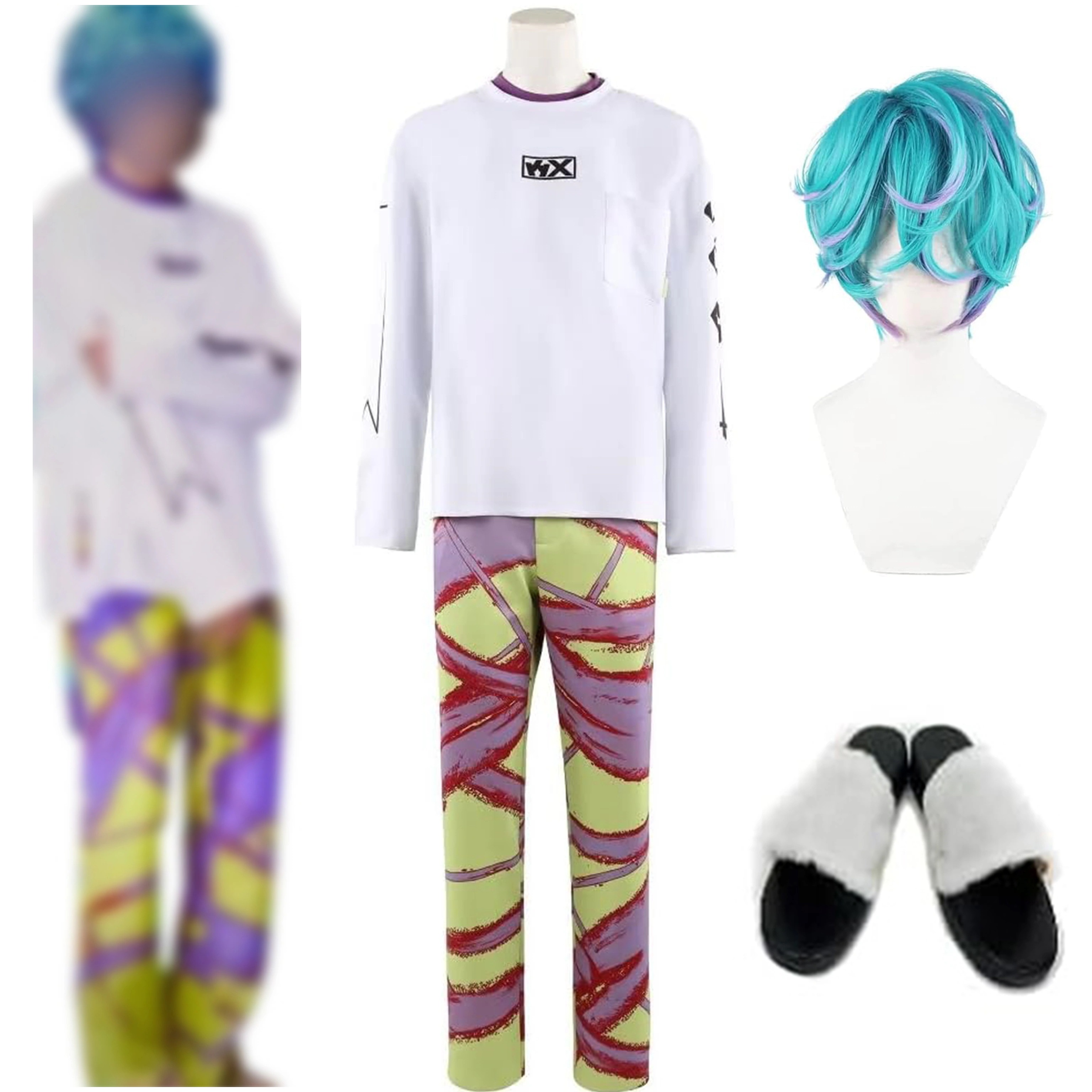 【全シリーズ発売中】 【値引き中】靴 ウィッグ コスプレ衣装 忘会 ハロウィン ステージ服 撮影 イベント 文学際 衣装 コスプレ みなとおおせ 湊大瀬 カリスマ 超人的シェアハウスストーリー