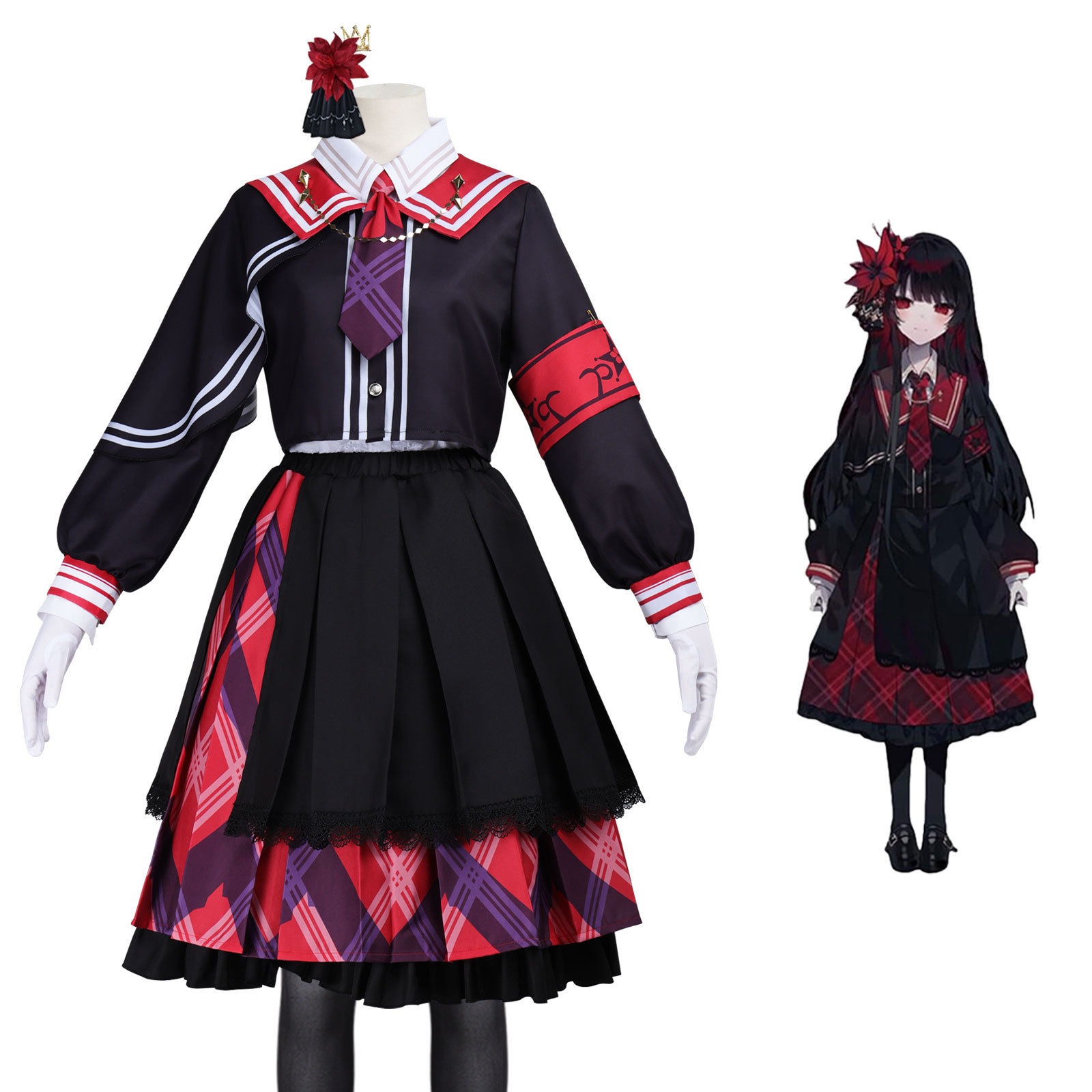 魔法少女魔女裁判 黒部ナノカコス服二次元衣装