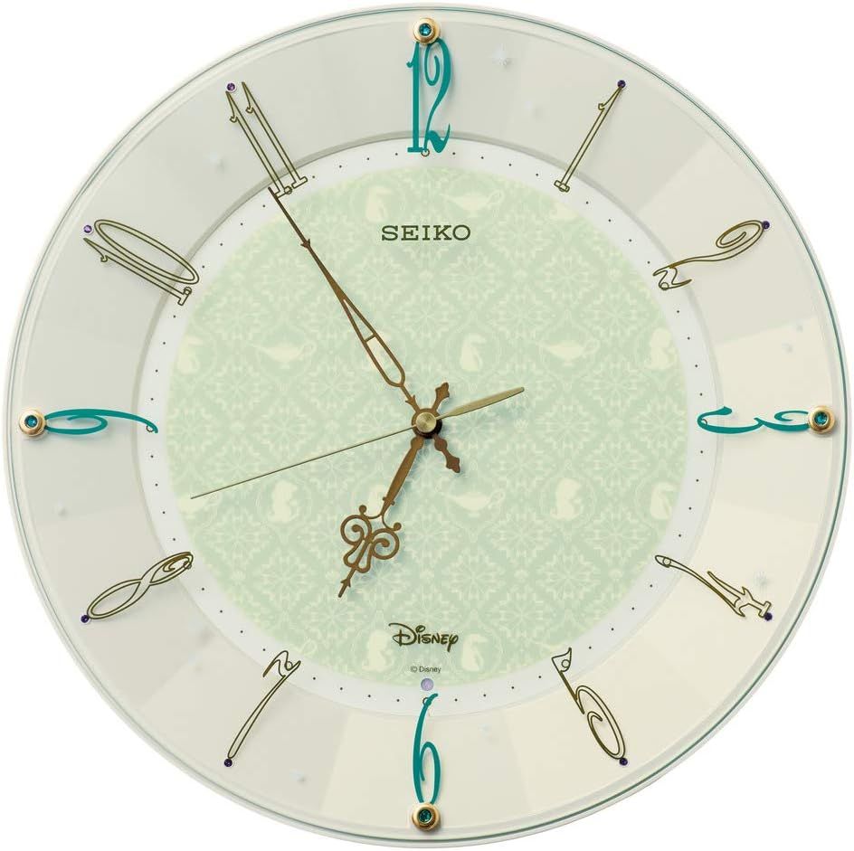 セイコークロック 掛け時計 キャラクター ディズニー アラジン 電波 アナログ FS512C
