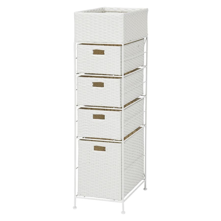 HAGIHARA(萩原) RAN-2421WH ランドリーチェスト(ホワイト) RAN2421WH