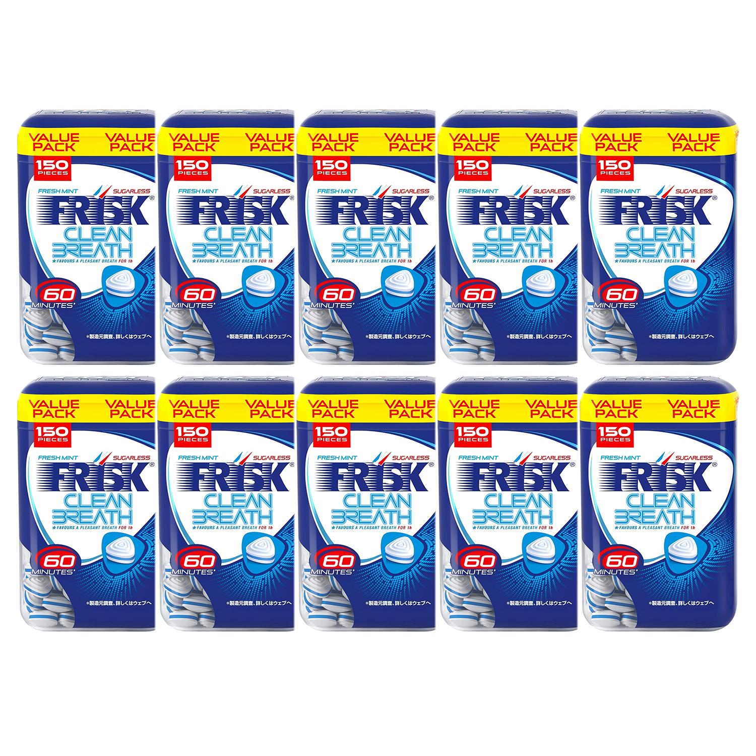 10個セット クラシエ フリスククリーン ブレスボトル フレッシュミント 105g