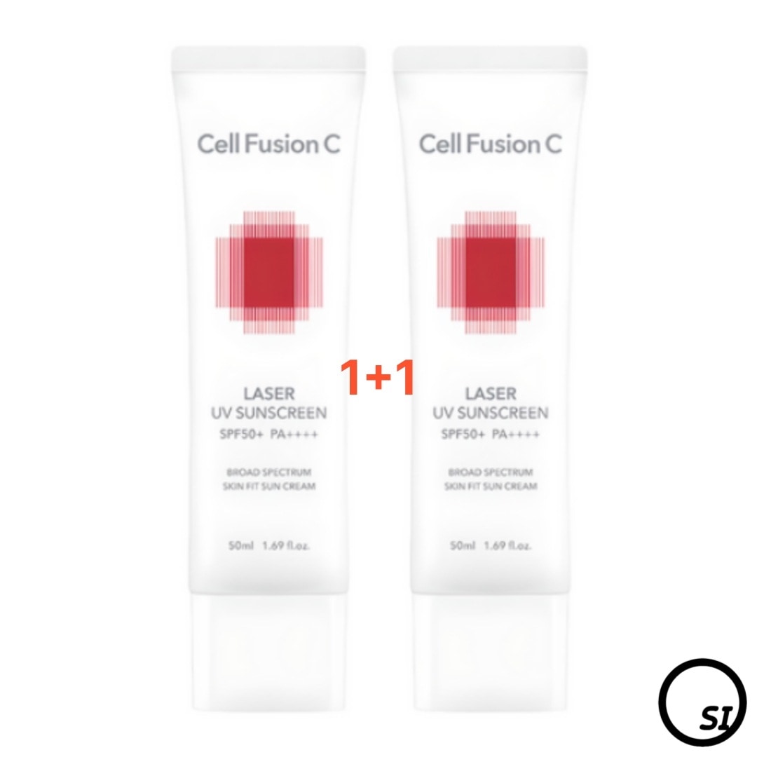 【50ml + 50ml】レーザーUVサンスクリーン SPF50+ PA++++ 50ml x 2個
