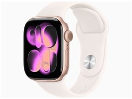 アップル / APPLE Apple Watch Series 11 GPSモデル 42mm MEU44J/A [ローズゴールド・ライトブラッシュスポーツバンド M/L]