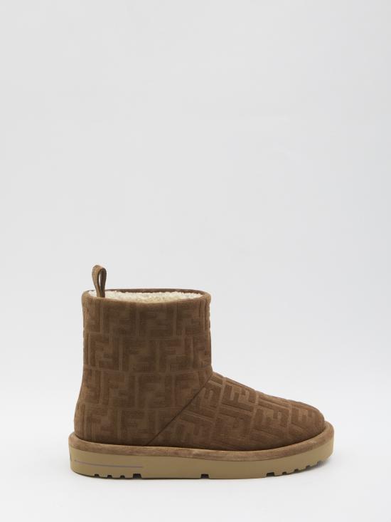 FENDI Men Boots 7U1822 BROWN