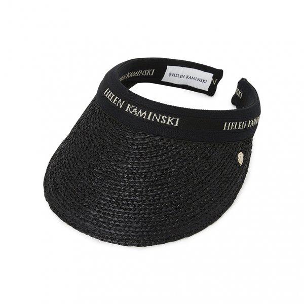 [シーズン限定] 26SS ビアンカ バイザー HAT50265 チャコール ブラック ロゴ