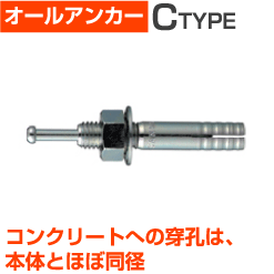 サンコーテクノオールアンカー（C-890）小箱50個入り 屋内 屋外 サビ 錆びない サビない DIY 加工 建築 建材 5,455円