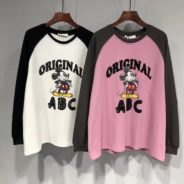 Qoo10] 長袖tシャツ ディズニーミッキー Tシャ