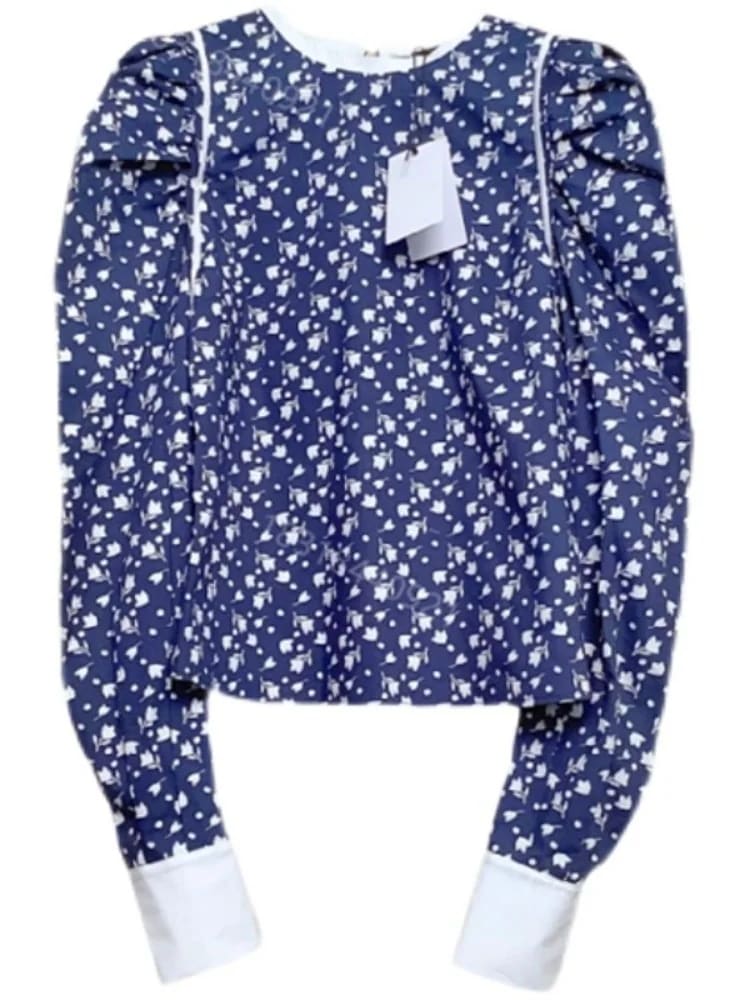 トップス シャツ きれいめ シンプル カジュアル 大人 上品 おしゃれ お洒落 かっこいい 大人女子 こなれ感 モダン 主役級 存在感 抜け感 オールマッチ ハイエンド ニッチ シック 花柄 小花柄