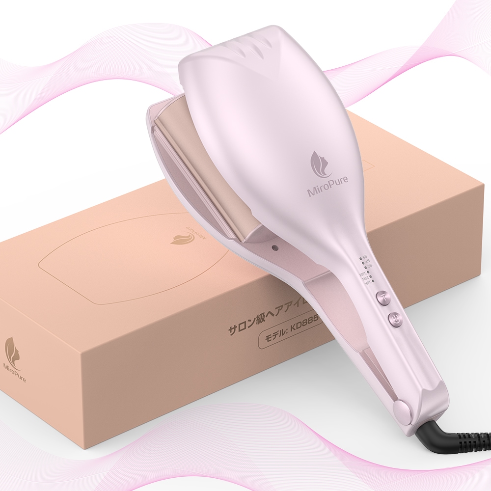 JK様️新品️ミロプュア ヘアアイロン カール ウェーブ 26mm 160 Qoo10] ABVOT ABVOT 深U型ウェーブアイロン32m