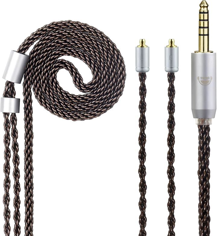 ZT8 リケーブル Pentaconn Earコネクタ イヤホンケーブル 8芯 OFC Acoustune用( 4.4mm, Pentaconn Earコネクタ)