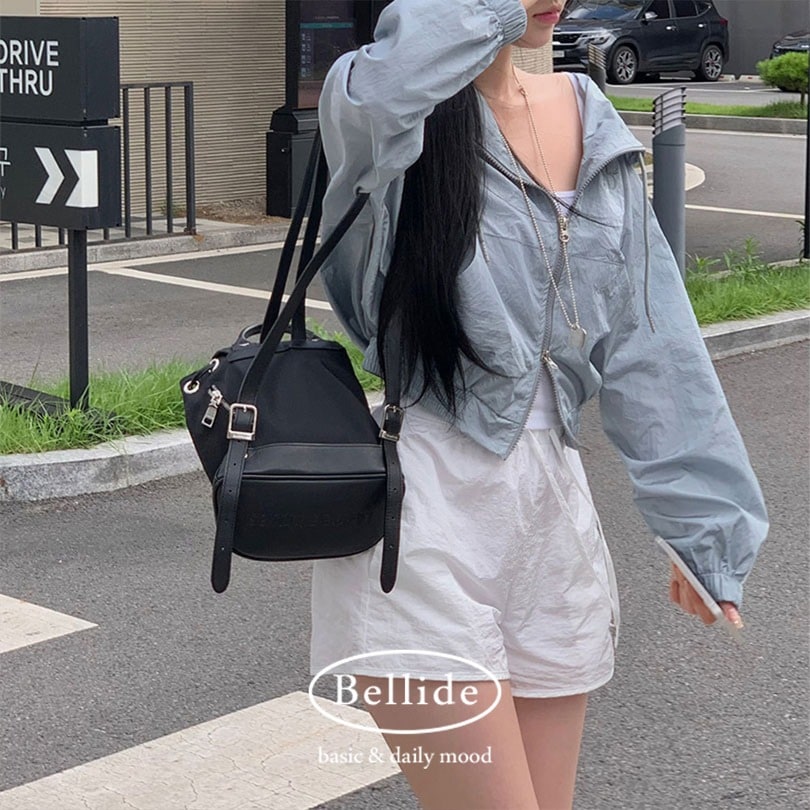 [BELLIDE MADE] リバーツーウェイフードウインドブレーカー jk1107