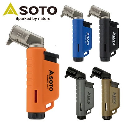 他サイト： ソト(SOTO) 超小型 強力 耐風 バーナー トーチ ガス 充てん式 軽量 コンパクト 普段使い 登山 キャンプ マイクロトーチ ACTIVE(アクティブ) HORUS コヨーテ ST-486HCTの商品画像