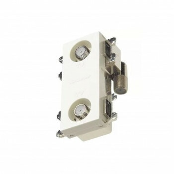 IN端子可動型 直列ユニット（シールド型 CATV VU/BS/CS 3224MHz対応） 2DWKR-B