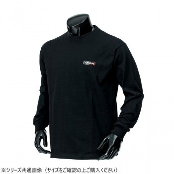 NANKAI ナンカイ コーポレートロゴコットン長袖Tシャツ SDW-3503 M ブラック
