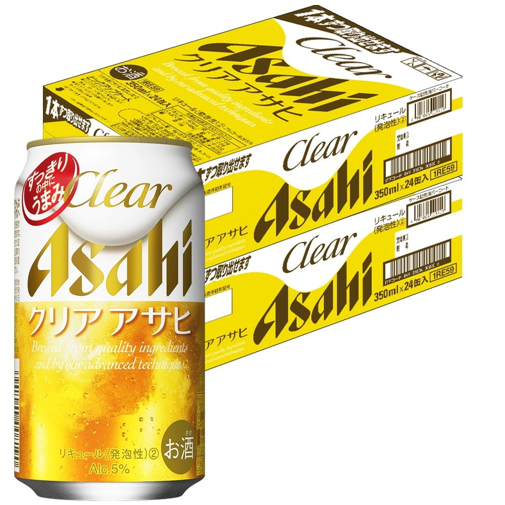送料無料】アサヒ クリアアサヒ 350ml2ケース YTR その他