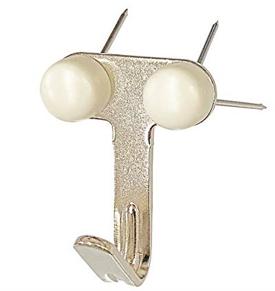 他サイト： 福井金属工芸(Fukuikinzokukogei) JフックW(ダブル) 2個入 安全耐荷重11kg 賃貸 抜き跡目立たない 石膏ボード・木壁対応 絵画 壁掛け展示 4293の商品画像