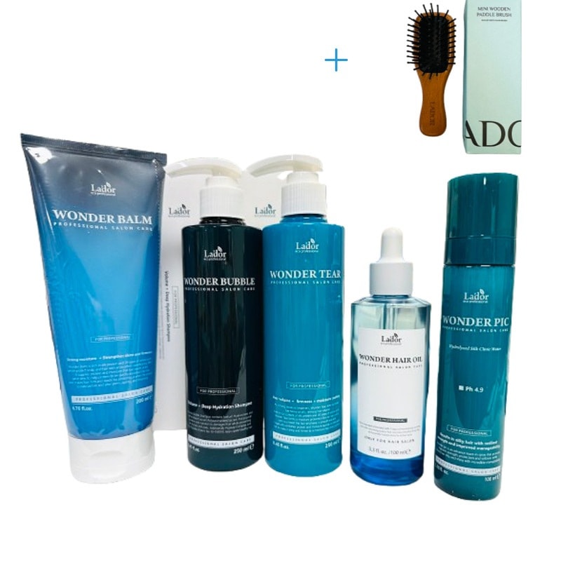[GIFT]【5セット】ワンダーバブルシャンプー+ワンダーティアトリートメント/高保湿トリートメント ワンダーバーム 200ml/ヘアオイル/ヘアミストワンダーピック//