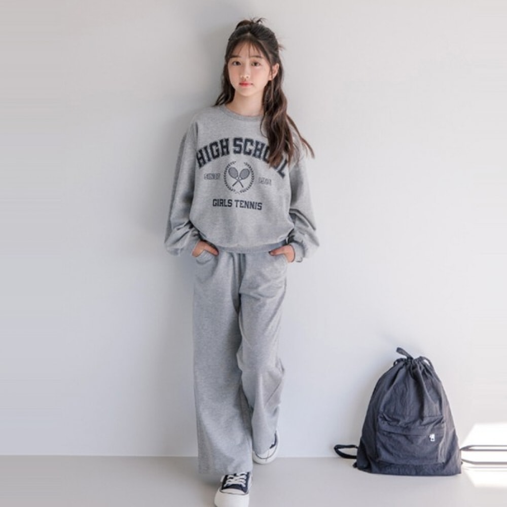 [バブルツリー] MARIO バブルツリースクールクロップトップ＆ボトム